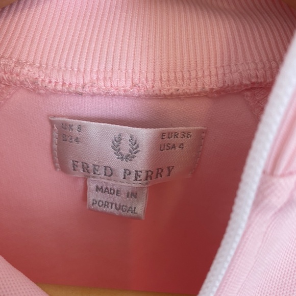 Limited Edition Fred Perry Baby pink track jacket - Picture 4 of 8